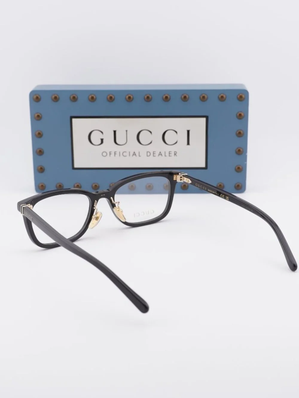 Gucci GG2002OJ 002 Rectangle Eyeglasses - Brown 53mm